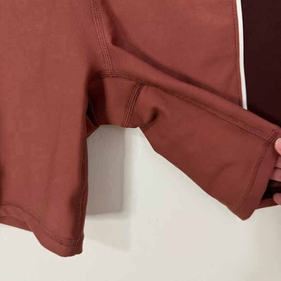 Abercrombie & Fitch YPB SculptLux 7" Biker Short and Top Matching Athletic Set - Picture 8 of 9